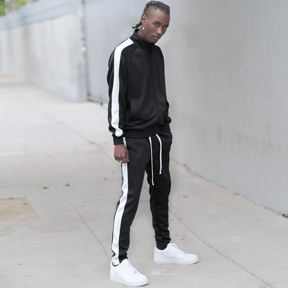 Mens Side Stripe Track Suit